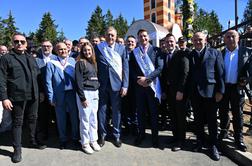 Zoran Stevanović in Milorad Dodik skupaj v BiH