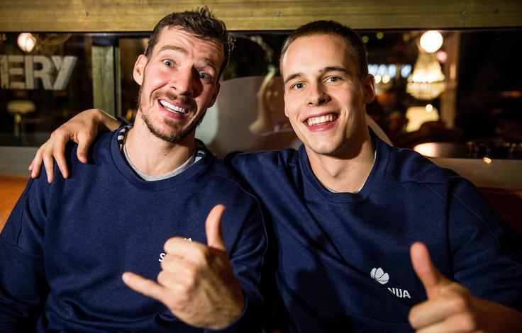 Goran Dragić in Klemen Prepelič na tem prvenstvu igrata izvrstno. | Foto: Vid Ponikvar