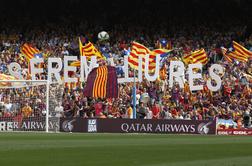 Barca podpira neodvisnost Katalonije