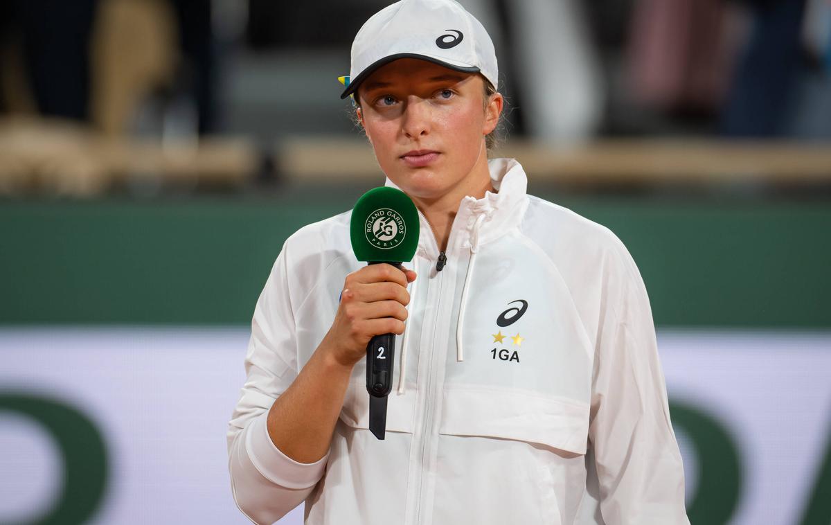 Iga Swiatek | Iga Swiatek je ostala prepričljivo prva na teniški svetovni lestvici WTA po koncu grand slama v Wimbledonu. | Foto Guliverimage