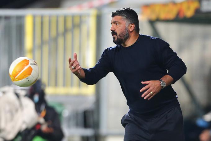 Gennaro Gattuso je popravil vtis z zadnje tekme na Reki, ko je proti Kekovi Rijeki z Milanom izgubil z 0:2. | Foto: Reuters