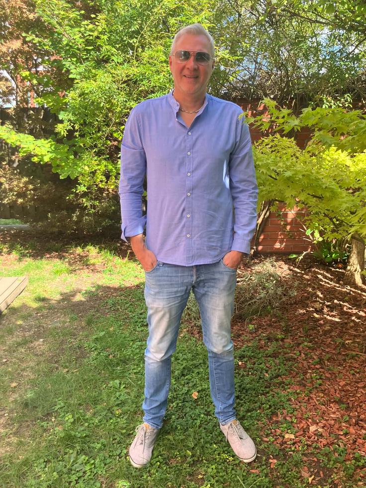 Luka Grešak je pred petimi leti prekinil delo v nogometu, a še vedno zelo rad spremlja nogometne tekme. Danes bo pred televizijskim zaslonom stiskal pesti za Celjane. | Foto: Osebni arhiv