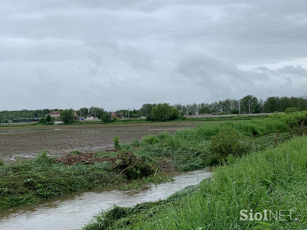 Slovenska Bistrica poplave njive
