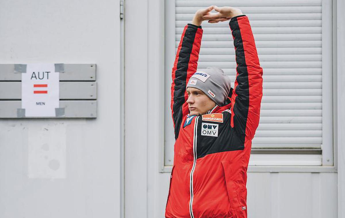 Daniel Huber | Drugovrščeni na sobotni tekmi Daniel Huber je eden od štirih avstrijskih skakalcev, ki so prejeli pozitiven test na novi koronavirus. | Foto Sportida