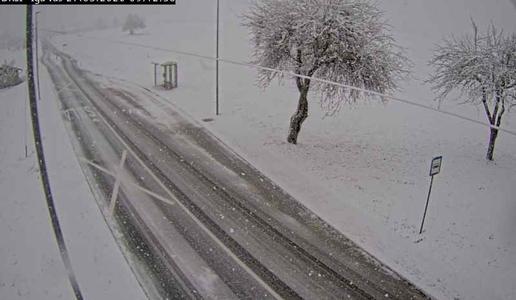 Na jugovzhodu Slovenije sneži, na cestah vse razpoložljive plužno-posipne enote