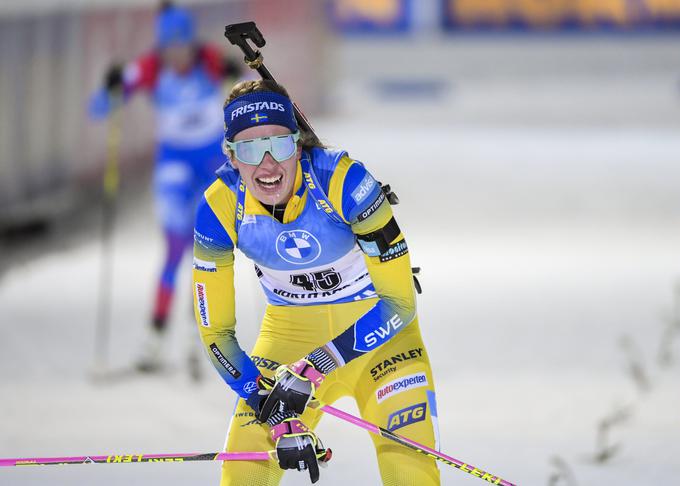 Elvira Oeberg je dobila napet finiš tekme. | Foto: Reuters