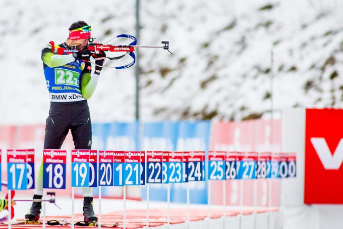 Fak je pokljuško progo preizkusil že na nedeljski tekmi, kjer je z Urško Poje Sloveniji zagotovil 11. mesto. | Foto: Žiga Zupan/Sportida