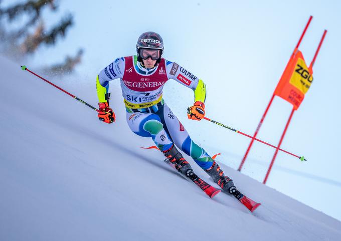 Žan Kranjec je bil šesti na veleslalomu, v slalomu pa je odstopil. | Foto: AP / Guliverimage