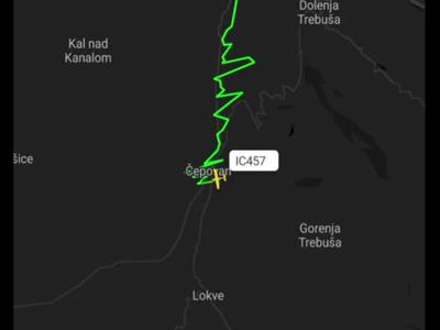 V strmoglavljenju letala pri Čepovanu umrl 61-letnik z Gorenjske