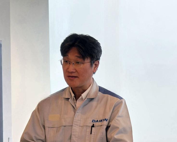 Prvi mož Daikinovega evropskega razvojnega in raziskovalnega središča znotraj znanstveno-tehnološkega parka na obrobju belgijskega mesta Gent Ryota Takechi | Foto: Srdjan Cvjetović