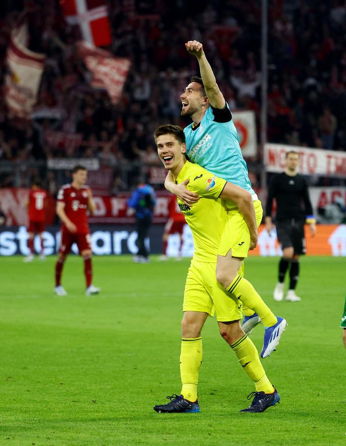 Čeprav je Bayern veljal za velikega favorita v četrtfinalnem obračunu z Villarrealom, se je napredovanja med najboljše štiri v Evropi veselila rumena podmornica. | Foto: Reuters