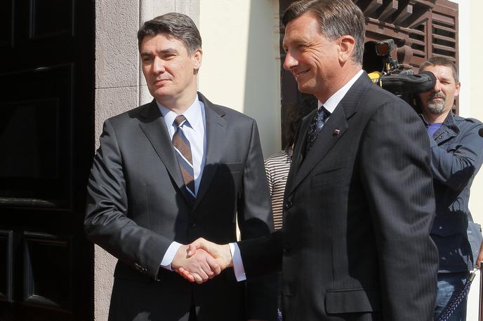 Borut Pahor Zoran Milanović | Foto STA