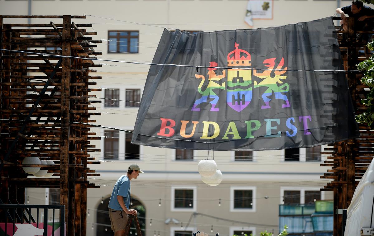 Parada ponosa, Budimpešta | Opozarjajo tudi na povečano varnostno tveganje zaradi napovedanih protidemonstracij. | Foto Reuters