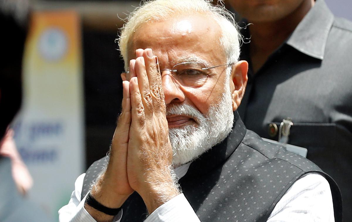 Narendra Modi |  Poznavalci volitve označujejo za referendum o premierju Narendri Modiju (na fotografiji), ki se poteguje za drugi petletni mandat. | Foto Reuters