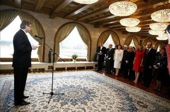 Türk pripravil tradicionalni sprejem za diplomatski zbor