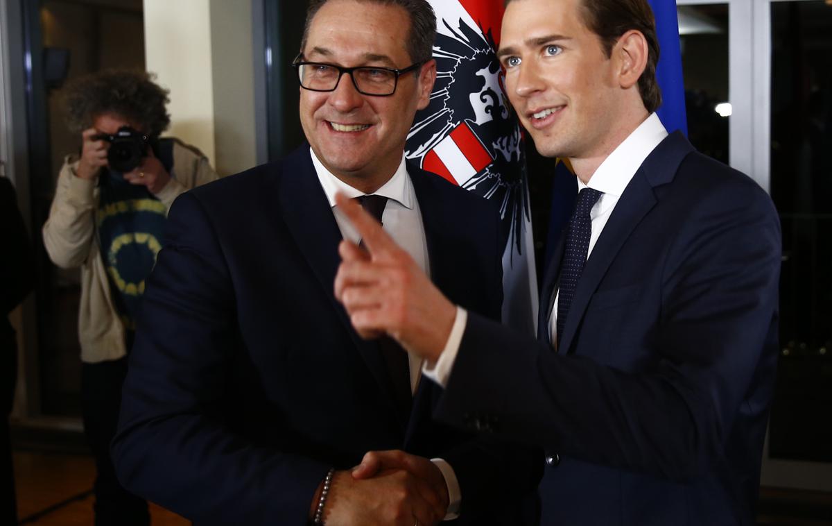 Heinz-Christian Strache in Sebastian Kurz | Foto Reuters