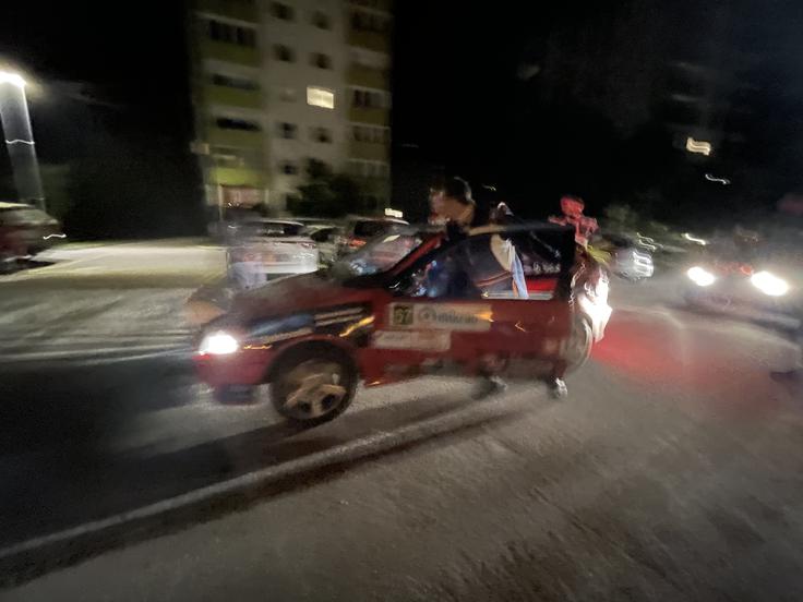 Težave za vodilnega v diviziji I že po koncu vseh štirih hitrostnih preizkušenj prvega dneva.  | Foto: Gregor Pavšič