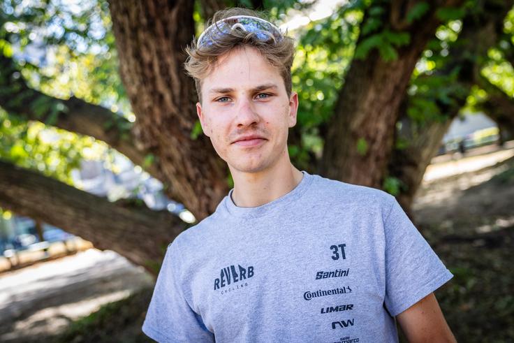Adam Jordan je 23-letni ultrakolesar iz Kostanjevice na Krki. | Foto: Gaja Hanuna