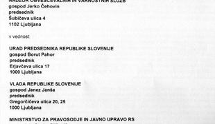 Sova: Anonimni ovaditelji dobili imena in priimke?