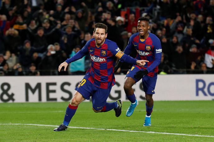 Lionel Messi | Lionel Messi je poskrbel, da je zmaga vendarle ostala doma v Barceloni. | Foto Reuters