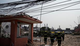 Število žrtev eksplozije v kemični tovarni na Kitajskem naraslo na 64
