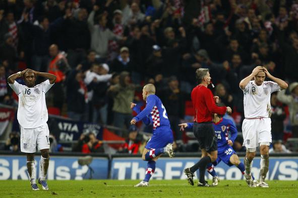 Hrvati so sredi Londona poskrbeli za veliko sramoto angleškega nogometa