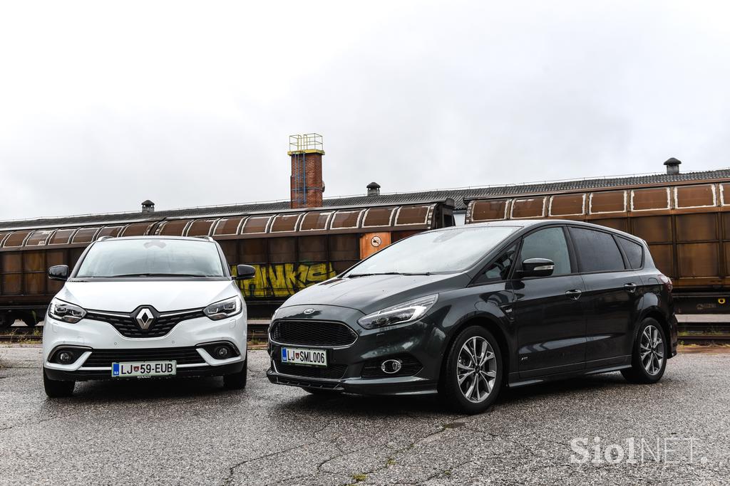 Renault grand scenic in ford s-max