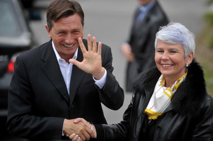 Borut Pahor in nekdanja hrvaška premierka Jadranka Kosor | Foto: Matej Leskovšek
