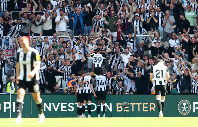Končni rezultat na St. James Parku je dosegel Bruno Guimaraes. | Foto: Reuters