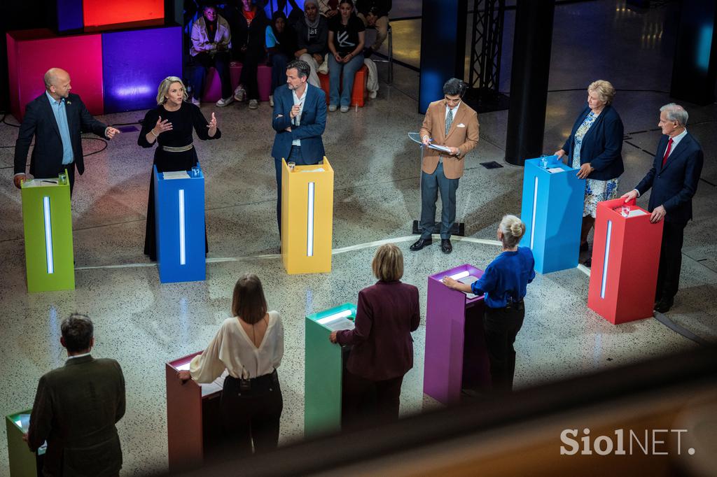Norveške stranke na soočenju pred volitvami