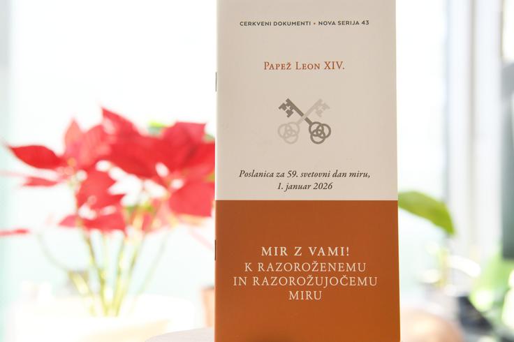 Papež Leon XIV., poslanica | Foto: STA