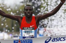 Biwott in Beyenejeva z rekordoma v Parizu