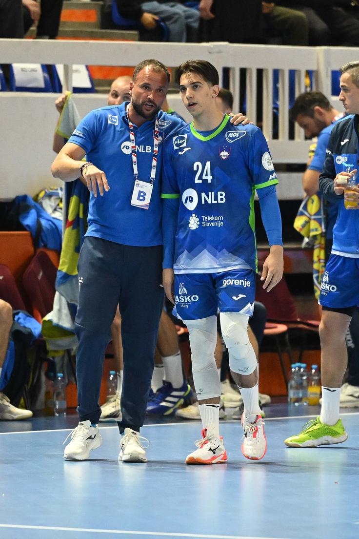 Uroš Zorman in Andraž Makuc | Foto: Rokometna zveza Slovenije