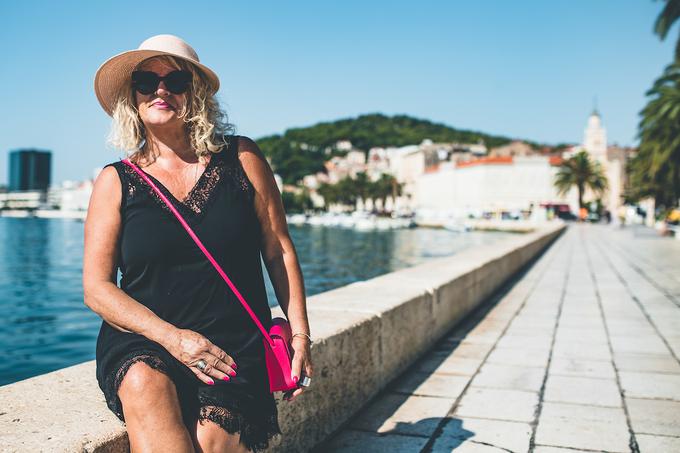 Slovenka Vera Hrga že od leta 1981 živi v Splitu. Za katero reprezentanco bo nocoj stiskala pesti? | Foto: Grega Valančič/Sportida