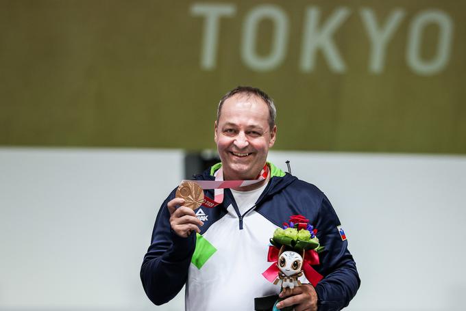 Franček Gorazd Tiršek si je nagrado prislužil z nastopi na paraolimpijskih igrah v Tokiu, kjer je osvojil dve medalji. Za Tirška je to že šesto priznanje za športnika leta med posamezniki. | Foto: Vid Ponikvar