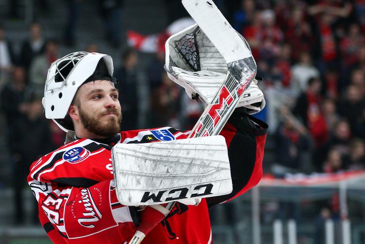 Eden od junakov jeseniške zmage Žan Us je zaustavil vseh 24 strelov Olimpije. | Foto: Matic Klanšek Velej/Sportida