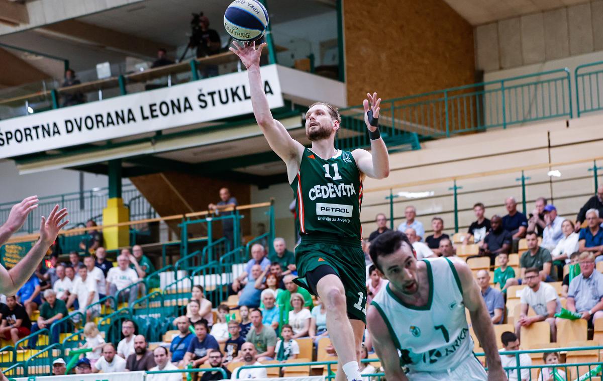 Krka Cedevita Olimpija Jaka Blažič | Cedevita Olimpija si lahko danes zagotovi naslov. | Foto Aleš Fevžer