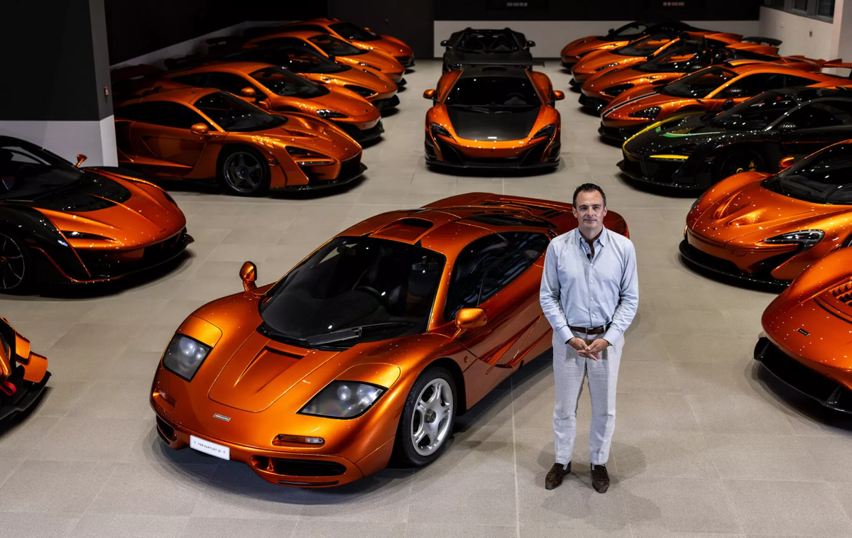 Hartley Mclaren | Tom Hartley Jr. ob McLarnovi zbirki, za katero je vendarle našel kupca. | Foto Tom Hartley jr.