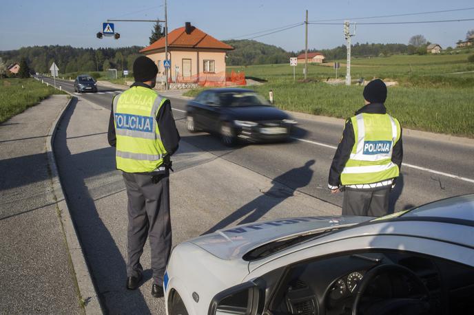 Policijska akcija - meritve hitrosti | Foto Klemen Korenjak