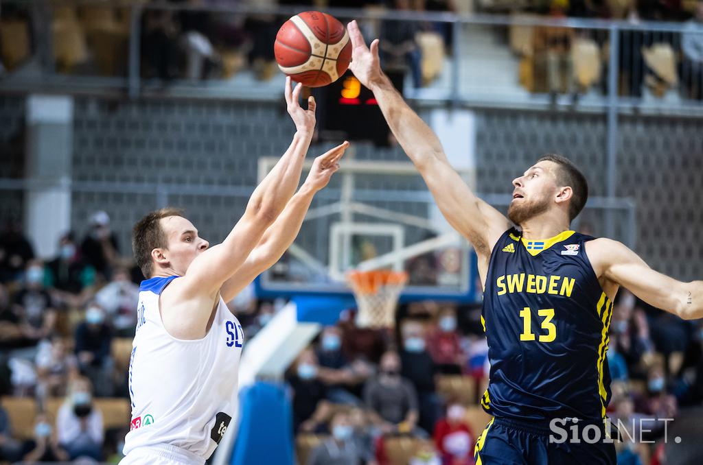 Košarka, Kv za Sp 2023: Slovenija - Švedska
