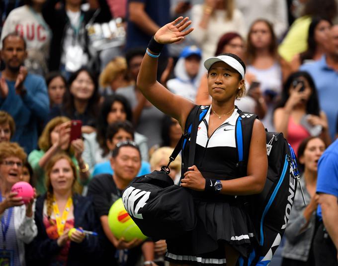  Japonka Naomi Osaka bo po koncu turnirja izgubila tudi prvo mesto na lestvici WTA. | Foto: Reuters