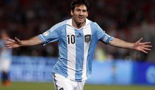 Messi le tretji najboljši športnik Argentine