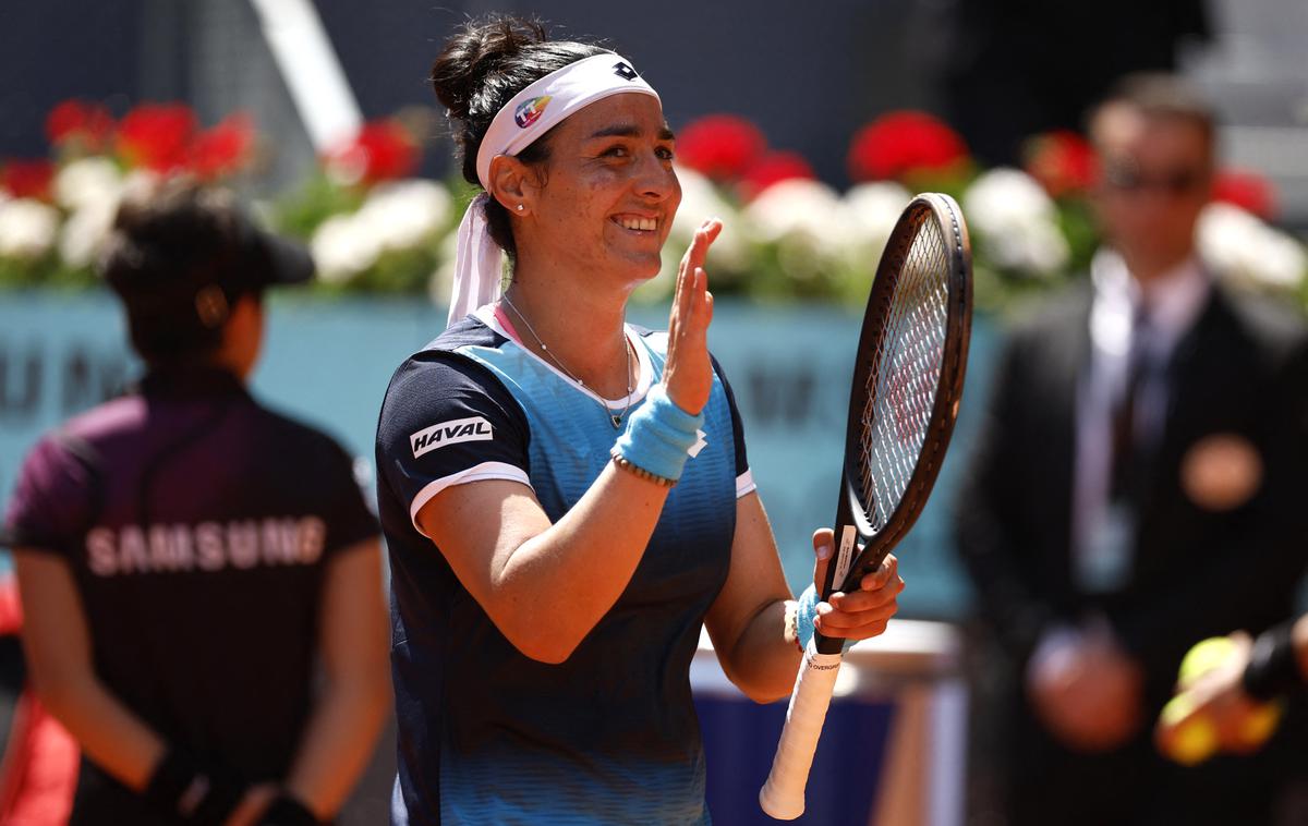 Ons Jabeur | Tunizijka Ons Jabeur je skočila na drugo mesto lestvice WTA. | Foto Reuters