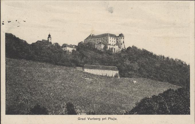 Vurberški grad na razglednici iz leta 1935 | Foto: Thomas Hilmes/Wikimedia Commons