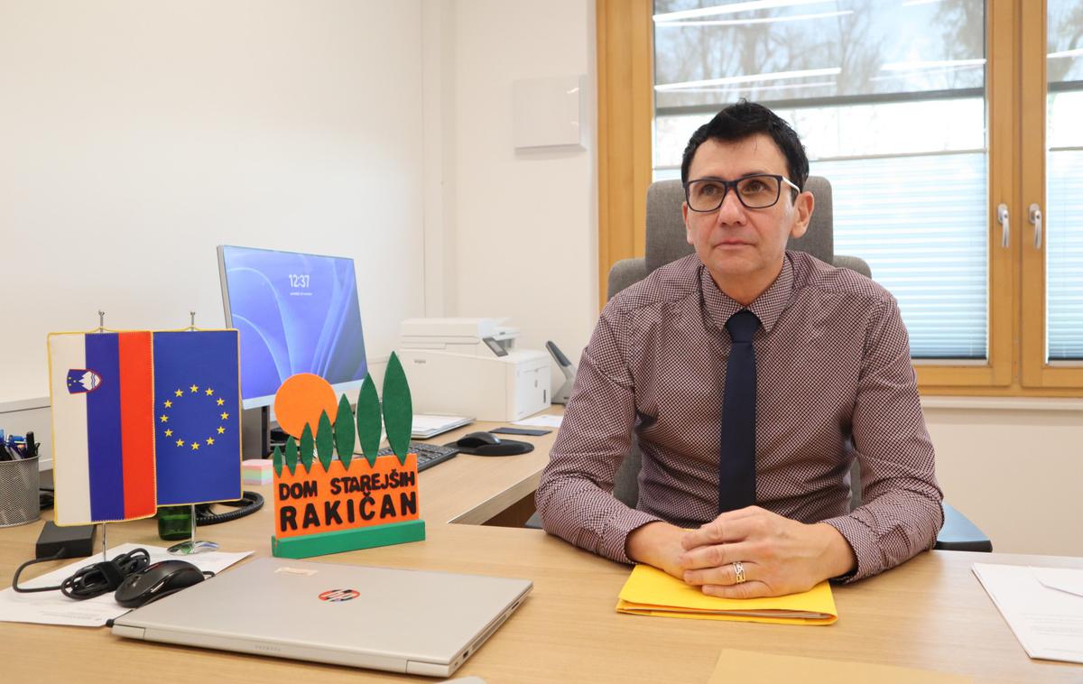 Vilko Kolbl | Novi vršilec dolžnosti direktorja Doma starejših Rakičan Vilko Kolbl si želi, da se iz doma "znova slišijo dobre novice". | Foto Vida Toš/STA