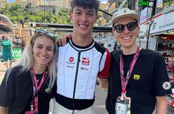 Pogačar z Urško užival na dirki formule ena