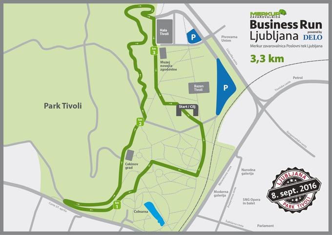 Zemljevid Business Run | Foto: 