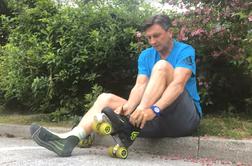 Borut Pahor spet pokazal, kako se znajde na kotalkah #video