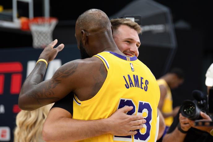 LeBron James | LeBron James se bi kaj kmalu lahko pridružil Dončiću na parketu. | Foto Guliverimage