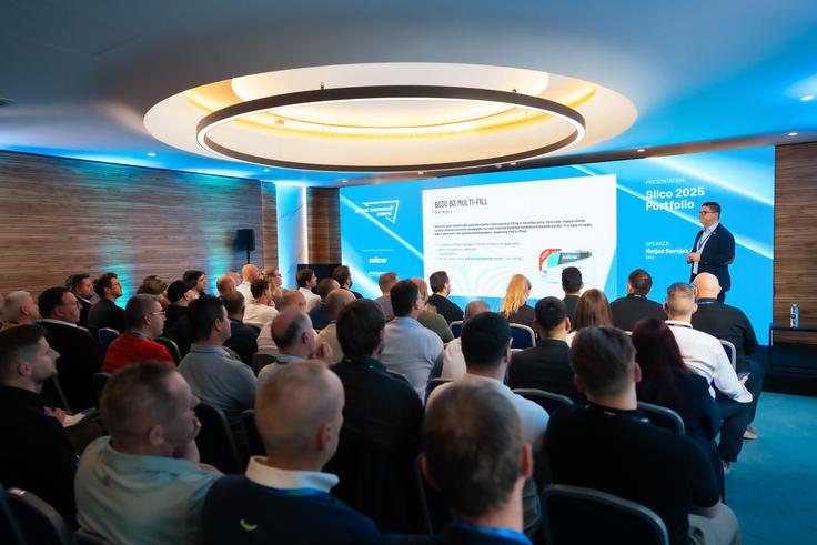 Predstavitev aktualnega portfelja družbe Silco pod taktirko Matjaža Ravnjaka iz oddelka za razvoj in raziskave | Foto: Silco